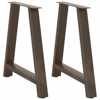 Valgomojo stalo kojelės, A formos, 2 vnt., 80x(72-73) cm, plienas