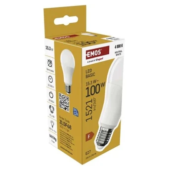 LED lemputė BASIC A60 E27 15.3W 1521lm NW