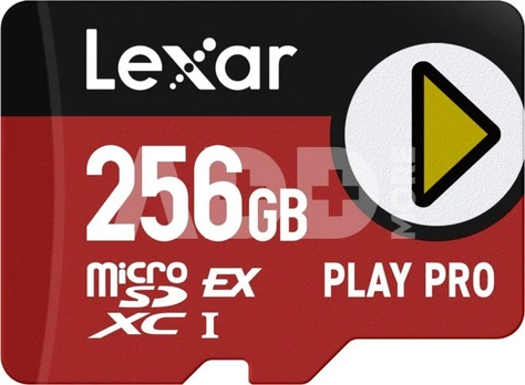 Lexar microSDXC Express PLAY Pro Express 7.1, R900/W600 C10 U3 UHS-I (V30) 256GB