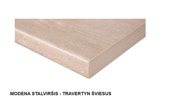 Stalviršis Modena Travertyn, 50 cm, rudas