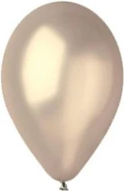 GoDan balionai 26cm metalinis sidabras