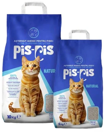 PIS-PIS natūralus kraikas katėms 5kg