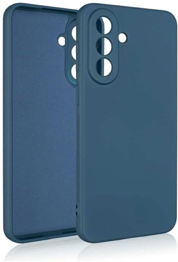 Beline silikoninis dėklas, skirtas „Samsung Galaxy A57“, mėlynas