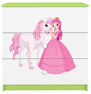 Žalia Komoda babydreams princesė