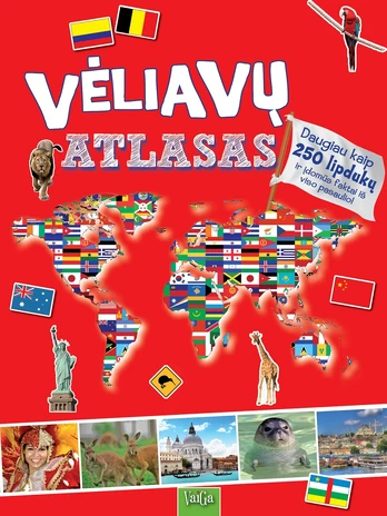 Vėliavų atlasas. Daugiau kaip 250 lipdukų