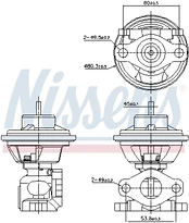 EGR vožtuvas NIS 98477