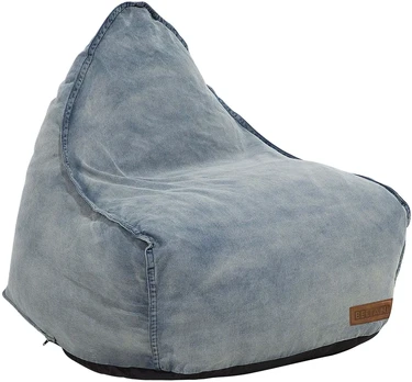 Beliani Sėdmaišis 200 L DROP 63 cm 75 cm žydras