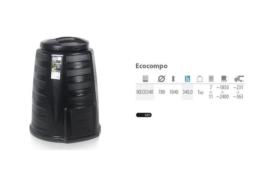 Prosperplast Komposteris 340l