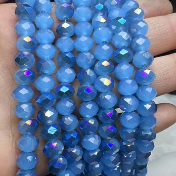 Stiklo karoliukai, 8mm About 68pcs