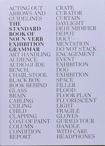Standard Book of Noun-Verb Exhibition