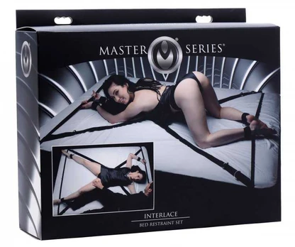 Xr Brands Master Series Interlace Adjustable Bed Restraint Set - Universal Fit
