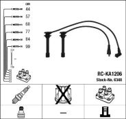 Uždegimo laido komplektas NGK 6348 kaina