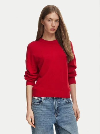 Tommy Hilfiger Megztinis WW0WW51459 Raudona Regular Fit
