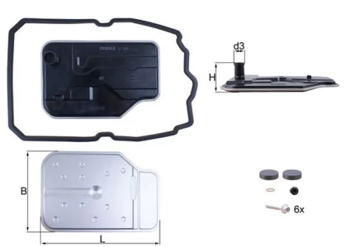 hidraulinis filtras, automatinė transmisija KNECHT HX230KIT