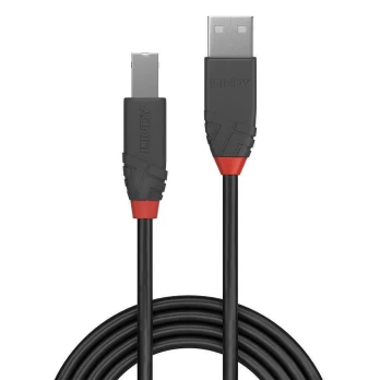 KABELAS USB2 A-B 5M/ANTHRA 36675 LINDY