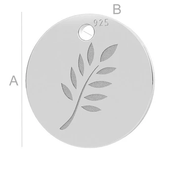 Pakabukas 925, 10x0,5 mm 1 vnt.