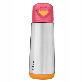 B.box termo buteliukas, termo buteliukas 500ml 500ml Braškių kokteilis