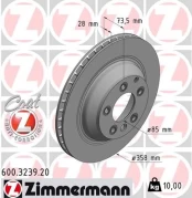 Stabdžių diskas ZIMMERMANN 600.3239.20 kaina