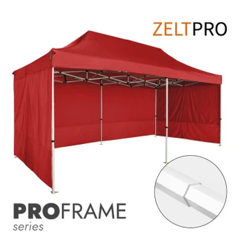 Sodo palapinė 3x6 Raudona Zeltpro PROFRAME