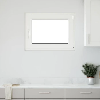 Požeminio lango RISOR Antracitas 90 x 50 cm PVC ir stiklas