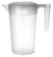 Multi Kande 2 ltr med Hank med Låg Transparent,60 Stk/krt