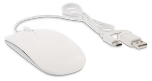 Kompiuterio pelė LMP Easy Mouse USB-C LMP-EMUSBC usb-a/usb-c, balta kaina