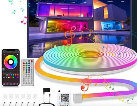 Įspūdinga LED šviesų juosta namams ir laukui 5 m