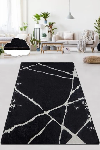 Asir kilimas Broken Black 80x120 cm
