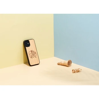 Telefono dėklas Man&Wood Case for iPhone 12 Mini Child with Fish, Apple iPhone 12 mini, juoda