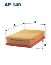 Oro filtras FILTRON AP 140 kaina