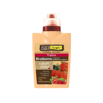 Skystos braškių ir raudonų uogų trąšos FLOWER, 500 ml