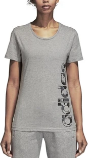 Adidas Palaidinė AOP Linear Tee Grey Heather DJ1600/XS