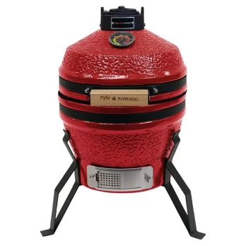 Kamado grilis Zyle 33 cm, Mini, raudonas