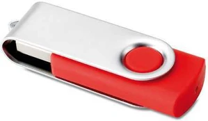 USB atmintinė TECHMATE, 8GB, raudonos spalvos