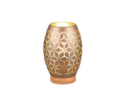 TRIO-Lighting Bidar table lamp E27 coffee brown gaismeklis