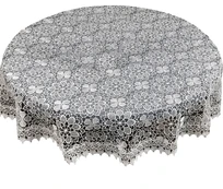 Staltiesė apvali G10-01, balta, 60 x 60 cm kaina