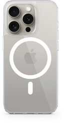 Dėklas EPICO Resolve Case Magnetic - MagSafe Compatible iPhone 15 Pro Max - transparent