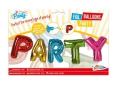 Folinis balionas raidės Grafix Party, įvairių spalvų, 5 vnt. kaina