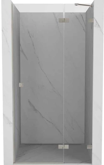 Dušo durys Mexen Lunar L, dešinė, 85 cm, transparent/brushed nickel