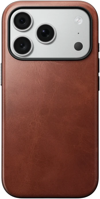 Burga Nomad Modern odinis dėklas, olde dublin (Horween) – iPhone 18 Pro/17 Pro