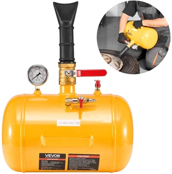 Padangų pripūtimo pistoletas sunkiam darbui. 0.6-0.8MPa. 18.9L. geltonas