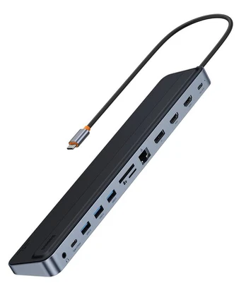 Baseus 12-in-1 USB-C Dokas su 4K HDMI ir DP