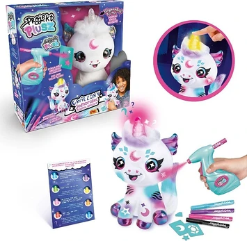 Star Unicorn Plush Project Set with a glowing horn