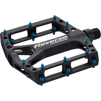 Reverse Components Black One pedalai | Black - Light Blue