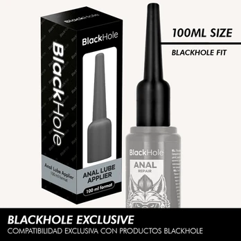 BLACK HOLE Lube Applier L Size 100 ml - Ergonomic Intimate Applicator