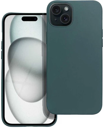 Dėklas Oem Matinis Case for IPHONE 15 Plus dark žalias