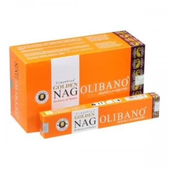 Golden Nag Olibano smilkalai x 12