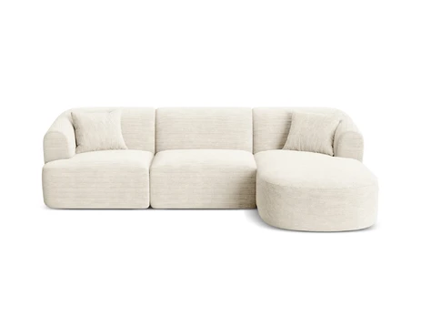 Modular Right Corner Sofa, "Campi", 4 Seats, 256x156x70 Made in Europe