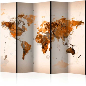 Artgeist Pertvara - World in ruda shades II [Room Dividers]