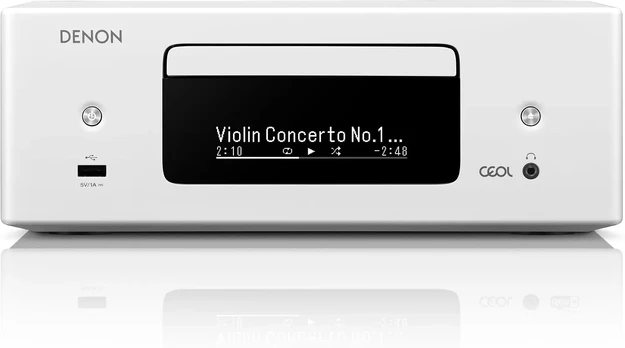 Stiprintuvas-imtuvas Denon RCD-N12DAB White